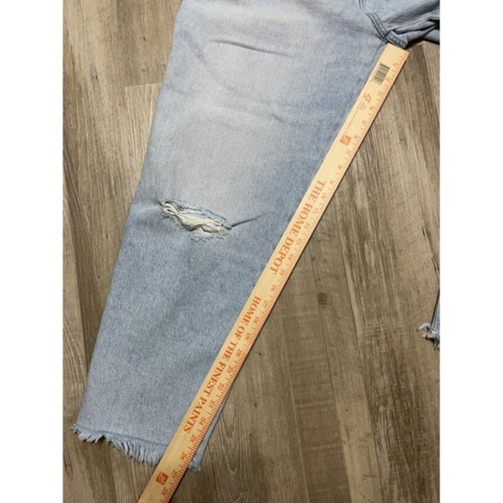 High waist Barrel jeans Closed Heritage Fit W/ 27 Light Blue Distressed NWT - Picture 13 of 13